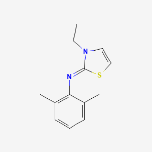 (2Z)-N-(2,6-Dimethylphenyl)-3-ethyl-1,3-thiazol-2(3H)-imine