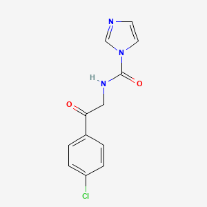 1H-Imidazole-1-carboxamide, N-[2-(4-chlorophenyl)-2-oxoethyl]-