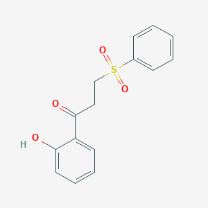 3-(Benzenesulfonyl)-1-(2-hydroxyphenyl)propan-1-one