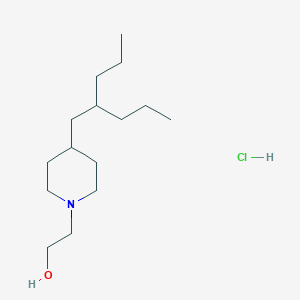 2-[4-(2-Propylpentyl)piperidin-1-yl]ethanol;hydrochloride