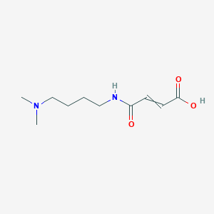 4-{[4-(Dimethylamino)butyl]amino}-4-oxobut-2-enoic acid