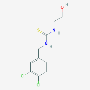 N-[(3,4-Dichlorophenyl)methyl]-N'-(2-hydroxyethyl)thiourea