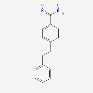 4-(2-Phenylethyl)benzene-1-carboximidamide