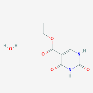 molecular formula C7H10N2O5 B1457718 5-羧乙氧基尿嘧啶水合物 CAS No. 1820712-04-6