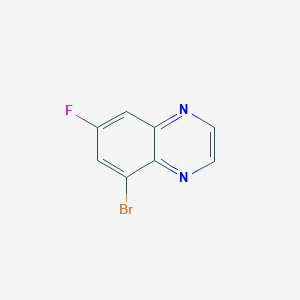 B1457719 5-Bromo-7-fluoroquinoxaline CAS No. 1628908-19-9