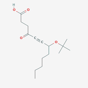 5-Dodecynoic acid, 7-(1,1-dimethylethoxy)-4-oxo-