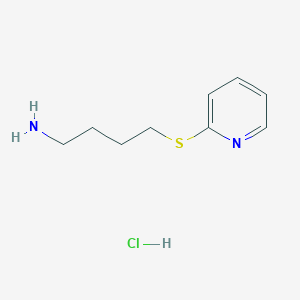 B1457721 4-(Pyridin-2-ylthio)butan-1-amine hydrochloride CAS No. 1864074-25-8