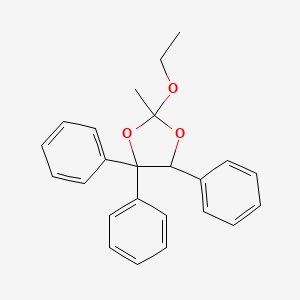 2-Ethoxy-2-methyl-4,4,5-triphenyl-1,3-dioxolane