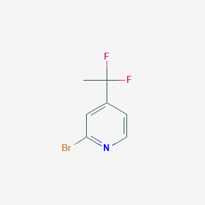 B1457724 2-Bromo-4-(1,1-difluoroethyl)pyridine CAS No. 1419221-58-1