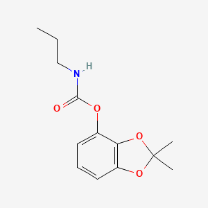 2,2-Dimethyl-2H-1,3-benzodioxol-4-yl propylcarbamate