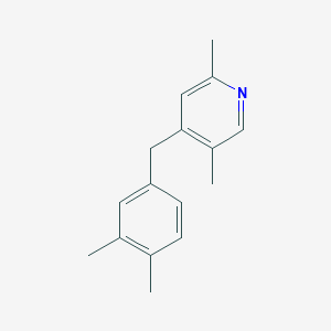 Pyridine, 4-[(3,4-dimethylphenyl)methyl]-2,5-dimethyl-