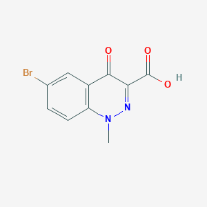 6-Bromo-1-methyl-4-oxo-1,4-dihydrocinnoline-3-carboxylic acid