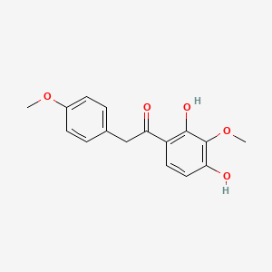 1-(2,4-Dihydroxy-3-methoxyphenyl)-2-(4-methoxyphenyl)ethan-1-one