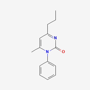 6-Methyl-1-phenyl-4-propylpyrimidin-2(1H)-one