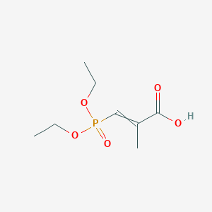 3-(Diethoxyphosphoryl)-2-methylprop-2-enoic acid