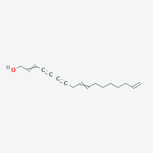 Heptadeca-2,9,16-triene-4,6-diyn-1-ol