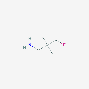 B1457730 3,3-Difluoro-2,2-dimethylpropan-1-amine CAS No. 1211582-03-4