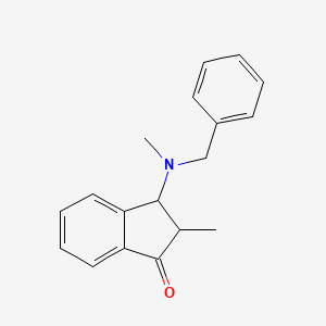 3-[Benzyl(methyl)amino]-2-methyl-2,3-dihydro-1H-inden-1-one