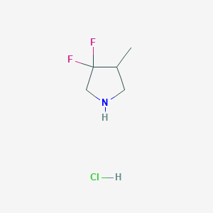 B1457733 3,3-Difluoro-4-methylpyrrolidine hydrochloride CAS No. 1780813-63-9