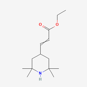 Ethyl 3-(2,2,6,6-tetramethylpiperidin-4-yl)prop-2-enoate