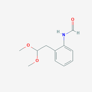 B1457734 N-[2-(2,2-Dimethoxy-ethyl)-phenyl]-formamide CAS No. 592478-96-1