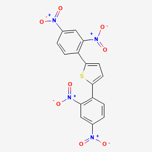 Thiophene, 2,5-bis(2,4-dinitrophenyl)-