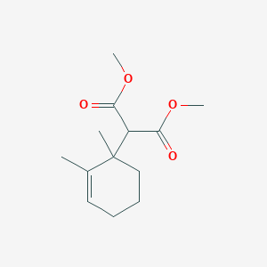 Dimethyl (1,2-dimethylcyclohex-2-en-1-yl)propanedioate