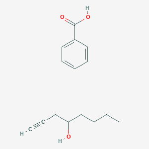 Benzoic acid;oct-1-yn-4-ol