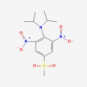 4-(Methanesulfonyl)-2,6-dinitro-N,N-di(propan-2-yl)aniline