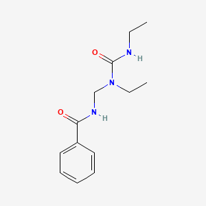 Benzamide, N-[[ethyl[(ethylamino)carbonyl]amino]methyl]-