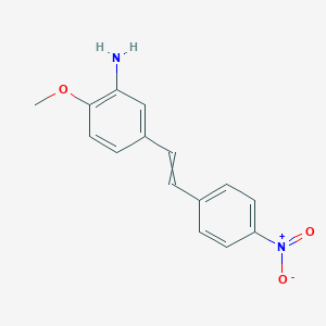 2-Methoxy-5-[2-(4-nitrophenyl)ethenyl]aniline