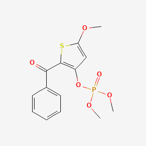 2-Benzoyl-5-methoxythiophen-3-yl dimethyl phosphate