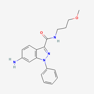 6-Amino-N-(3-methoxypropyl)-1-phenyl-1H-indazole-3-carboxamide