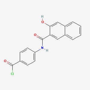 4-[(3-Hydroxynaphthalene-2-carbonyl)amino]benzoyl chloride