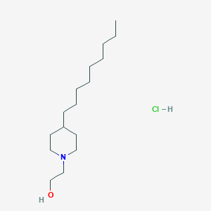 2-(4-Nonylpiperidin-1-yl)ethanol;hydrochloride