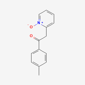 1-(4-Methylphenyl)-2-(1-oxo-1lambda~5~-pyridin-2-yl)ethan-1-one