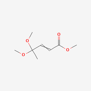 2-Pentenoic acid, 4,4-dimethoxy-, methyl ester, (Z)-