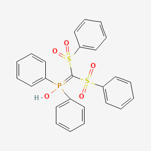 [Di(benzenesulfonyl)methylidene](diphenyl)-lambda~5~-phosphanol