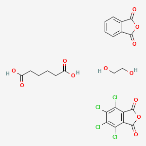 2-Benzofuran-1,3-dione;ethane-1,2-diol;hexanedioic acid;4,5,6,7-tetrachloro-2-benzofuran-1,3-dione