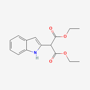 Diethyl (1H-indol-2-yl)propanedioate