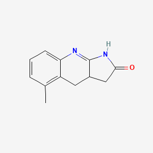 5-Methyl-3,3a,4,9-tetrahydro-2H-pyrrolo[2,3-b]quinolin-2-one