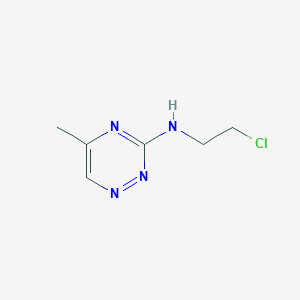 1,2,4-Triazin-3-amine, N-(2-chloroethyl)-5-methyl-