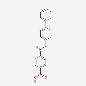 4-{[([1,1'-Biphenyl]-4-yl)methyl]amino}benzoic acid