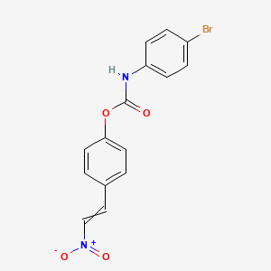 4-(2-Nitroethenyl)phenyl (4-bromophenyl)carbamate