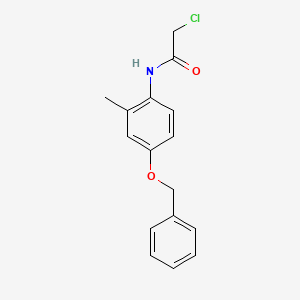 N-[4-(Benzyloxy)-2-methylphenyl]-2-chloroacetamide