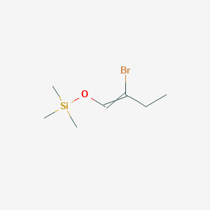 [(2-Bromobut-1-en-1-yl)oxy](trimethyl)silane