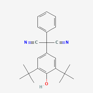 Propanedinitrile, [3,5-bis(1,1-dimethylethyl)-4-hydroxyphenyl]phenyl-