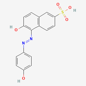 2-Naphthalenesulfonic acid, 6-hydroxy-5-[(4-hydroxyphenyl)azo]-