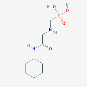 N-Cyclohexyl-N~2~-(phosphonomethyl)glycinamide