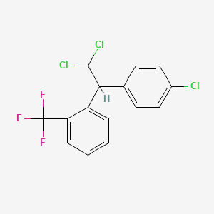 Benzene, 1-[2,2-dichloro-1-(4-chlorophenyl)ethyl]-2-(trifluoromethyl)-